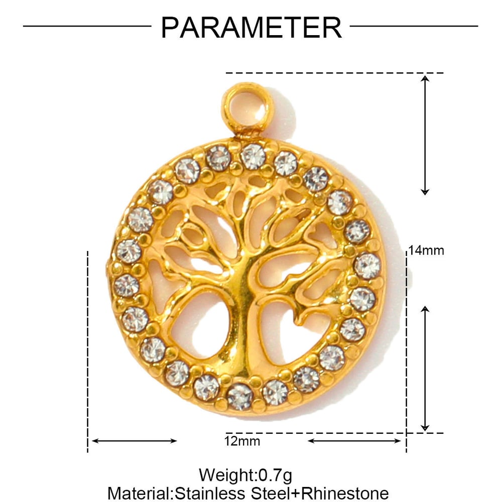 1 Stück Simple Series DIY Stern Edelstahl Goldfarben Damenanhänger h5Bild2