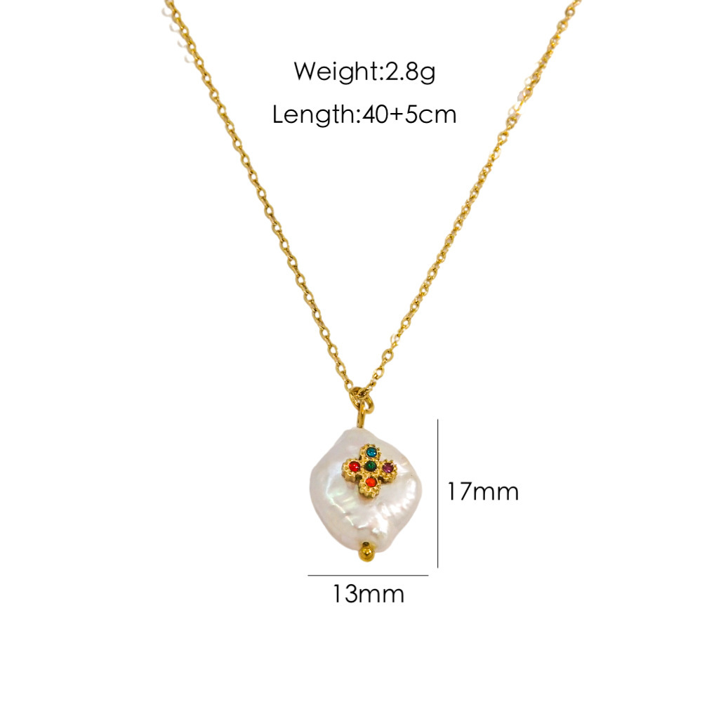 Elegant Letter Stainless Steel Women's Pendant Necklaces