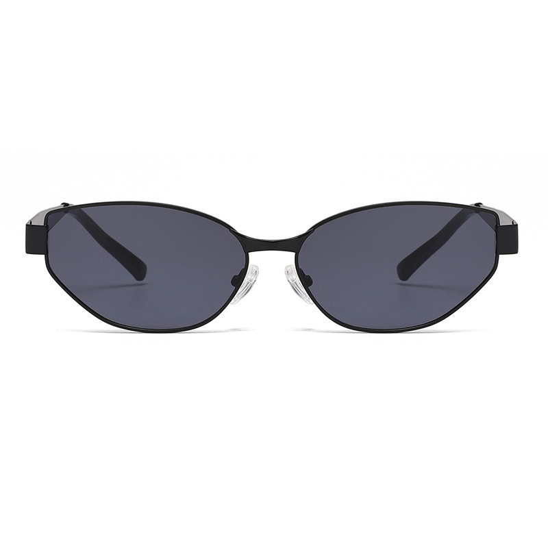 1 Pair Simple Series Casual Solid Color Metal Women's Sunglasses Picture2