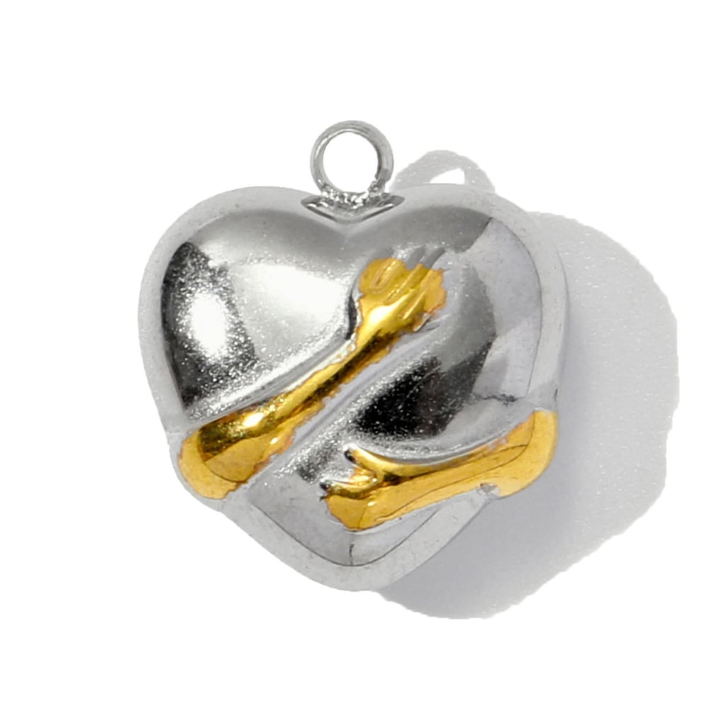 1 Stück Simple Series DIY Schwalbe Edelstahl Goldfarben Damenanhänger