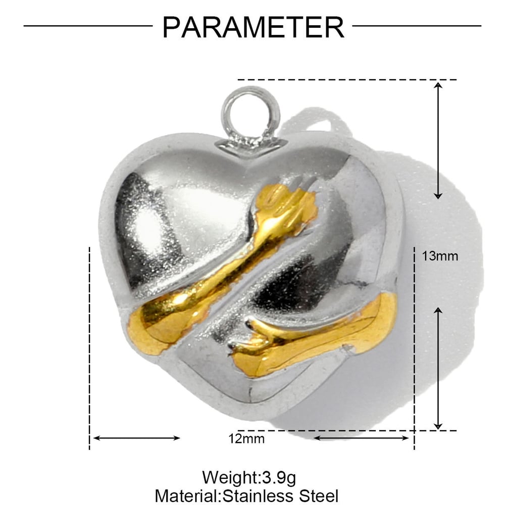 1 Stück Simple Series DIY Schwalbe Edelstahl Goldfarben Damenanhänger h5Bild2