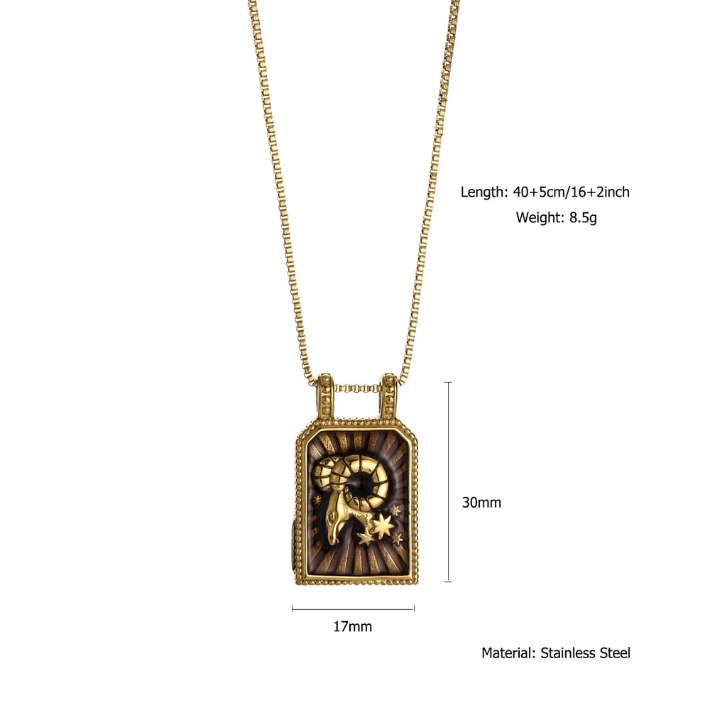 1 Piece Romantic Series Classic Geometric Stainless Steel Women's Pendant Necklaces