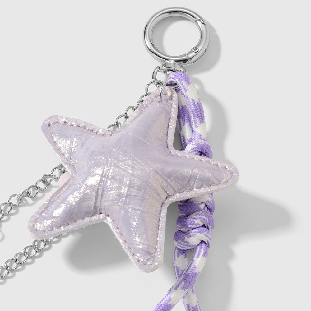 1 Piece Leather Five-pointed Star Bag Charms h5Picture6