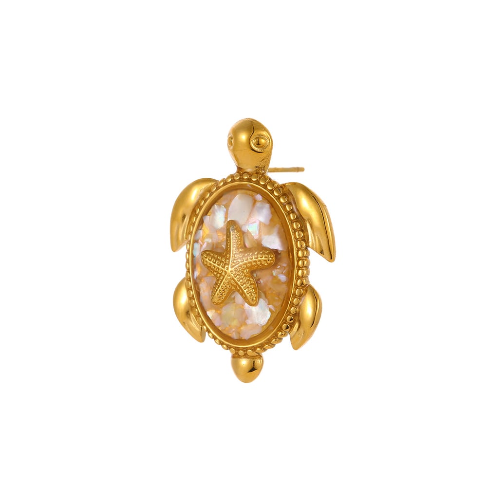 Romantic Series Vacation Animal Stainless Steel  Women's Stud Earrings Picture5