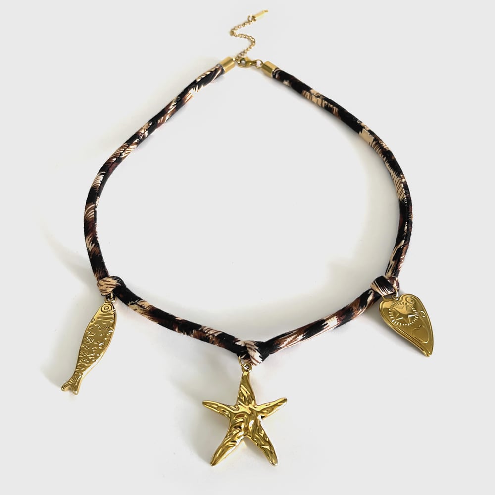 1 Piece Stainless Steel Gold Color Pendant Necklace