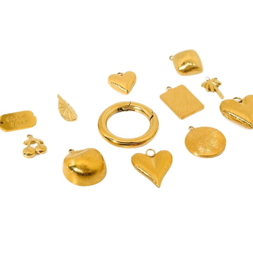 Simple Series Tägliche geometrische Edelstahl-Damenanhänger h5Bild4