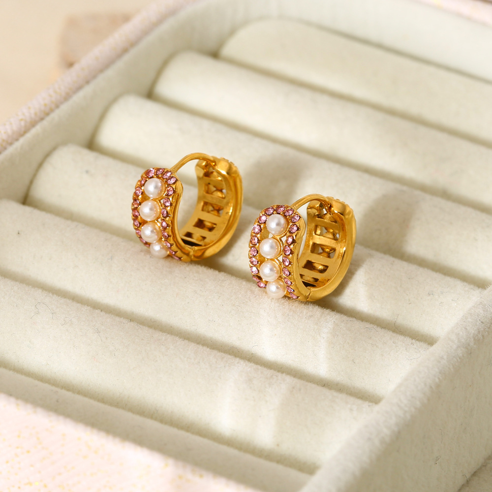 Luxurious Series Elegant Stainless Steel Women's Earring Sets h5Picture4