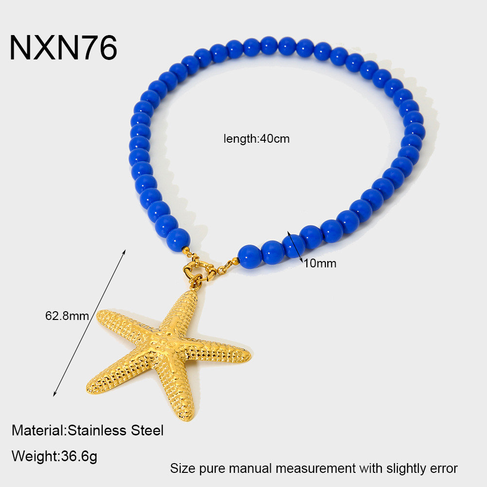 1 Piece Acrylic Beaded Necklace