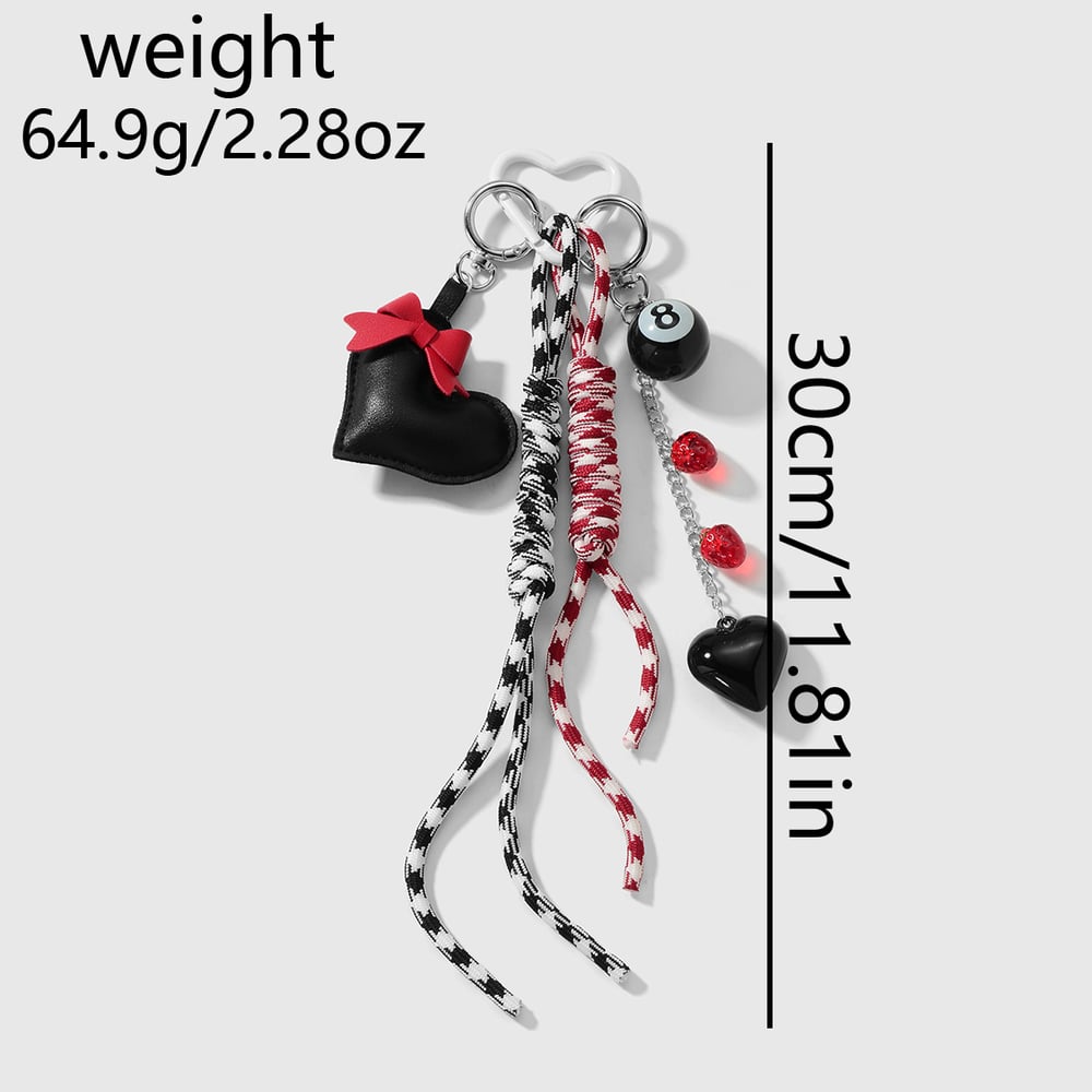 1 Piece Sweet Heart Bag Charms h5Picture2