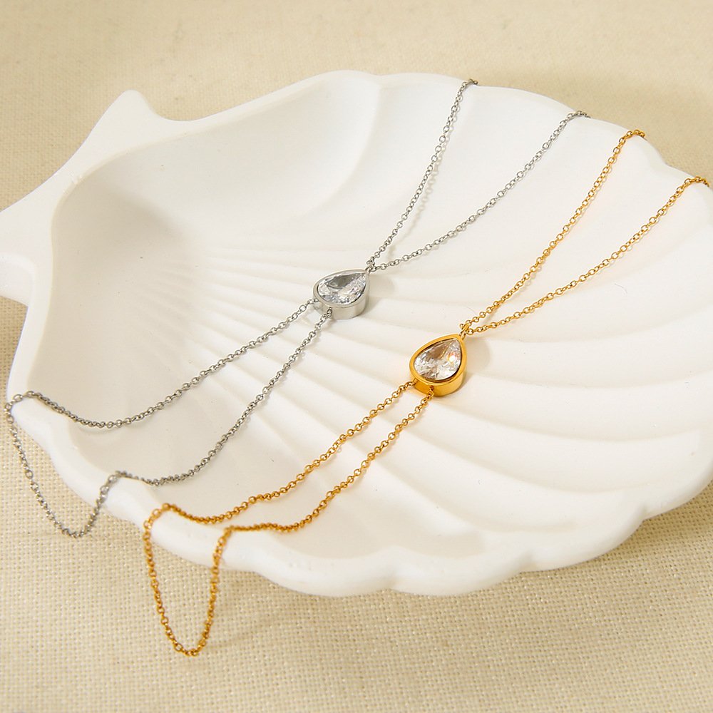 Simple Daily Stainless Steel Women's Chain Bracelets Picture4