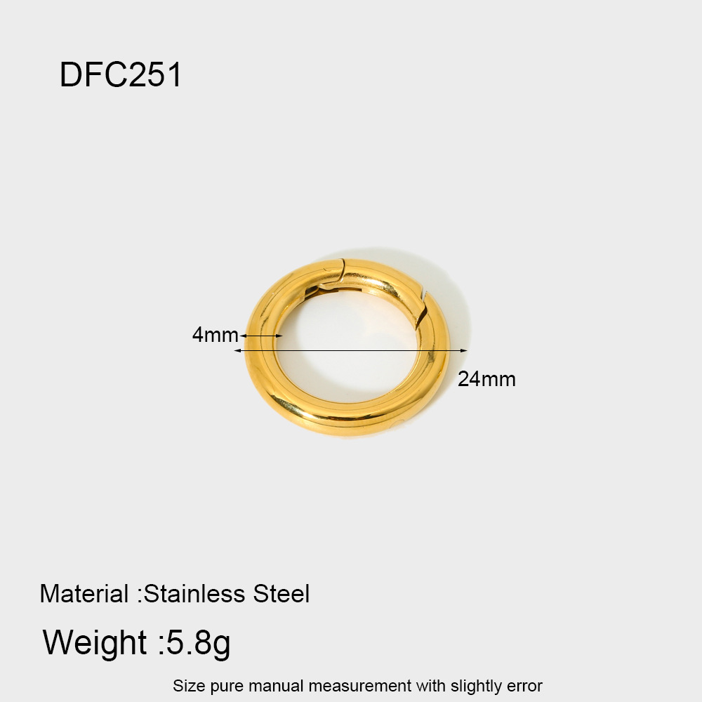 Simple Series Tägliche geometrische Edelstahl-Damenanhänger