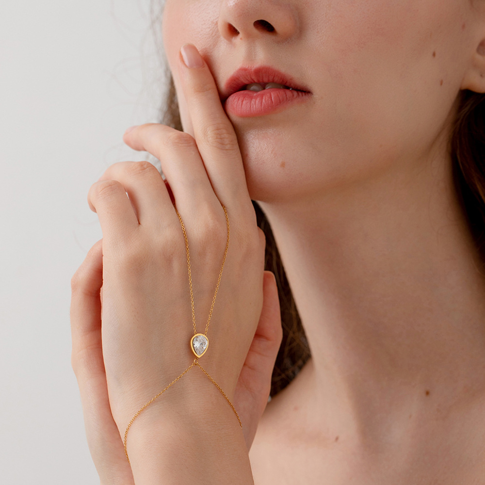 Simple Daily Stainless Steel Women's Chain Bracelets Picture2