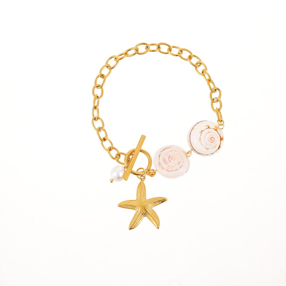 Colliers à pendentif géométriques en acier inoxydable pour femmes, vacances romantiques h5Image5