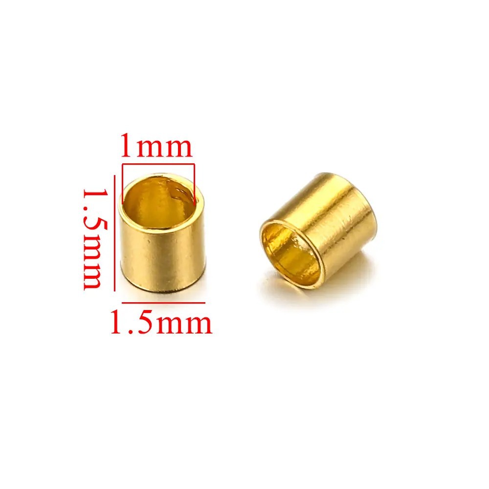 1 Piece DIY Solid Color Stainless Steel Jewelry Charms 