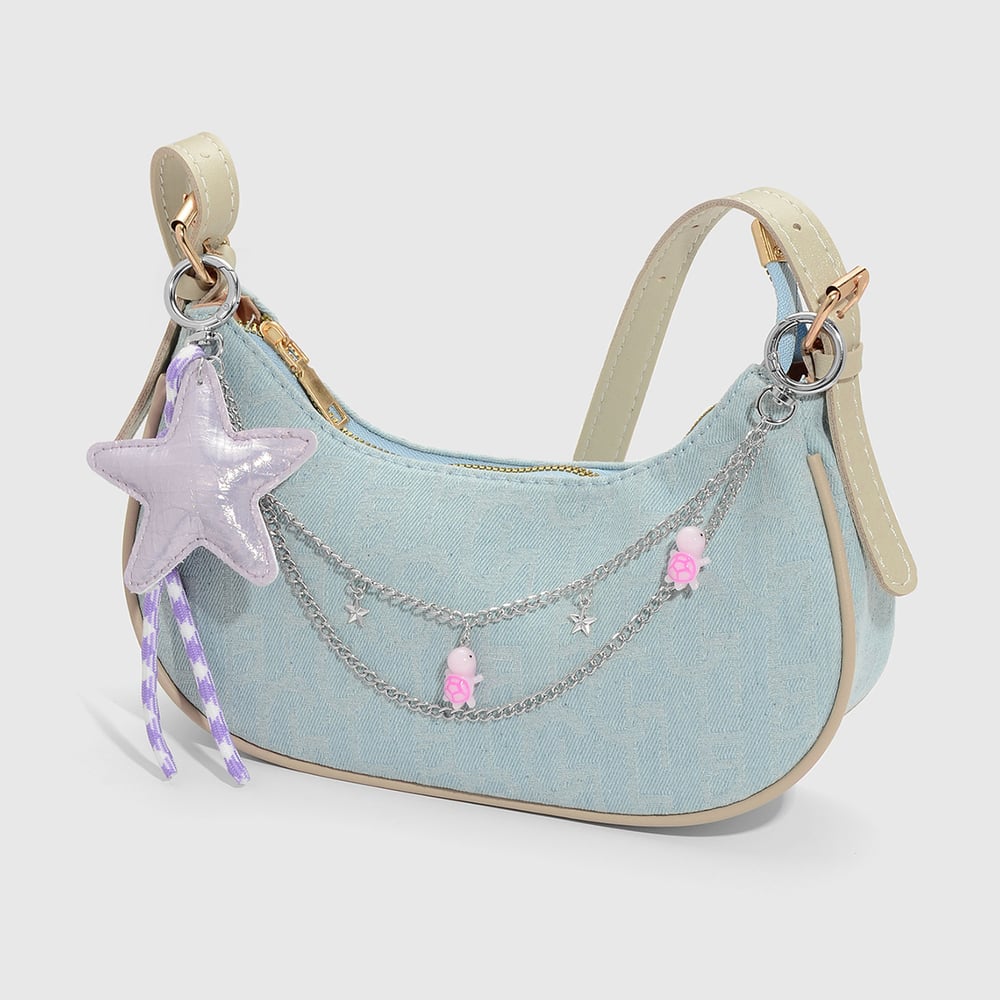 1 Piece Leather Five-pointed Star Bag Charms h5Picture5