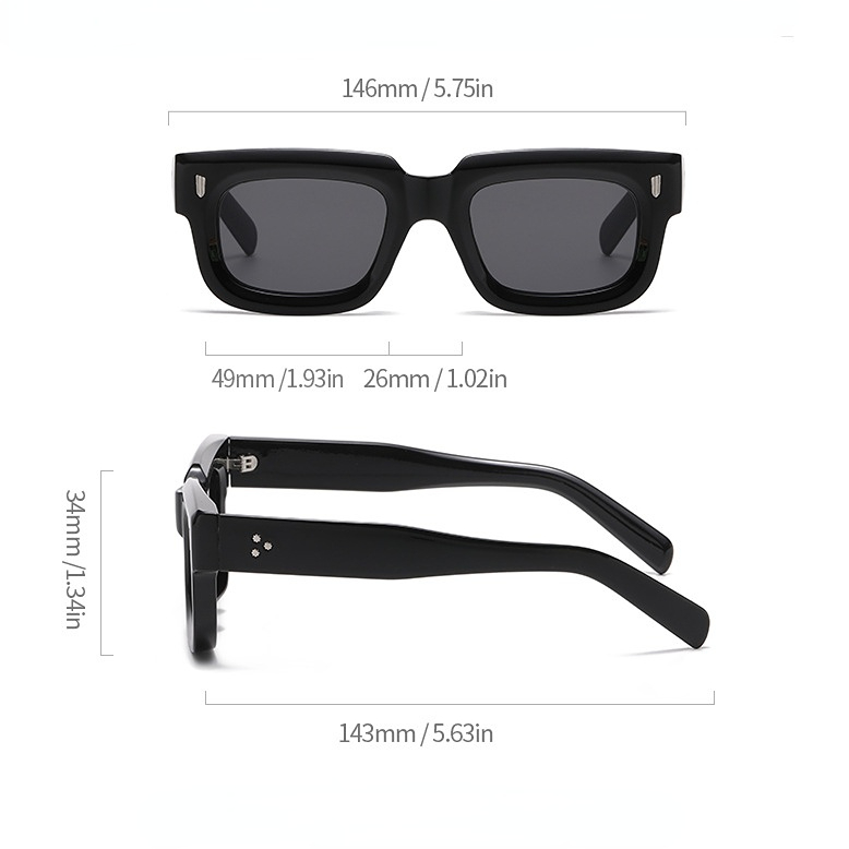 1 Pair Simple Series Casual Solid Color Women's Sunglasses Picture4