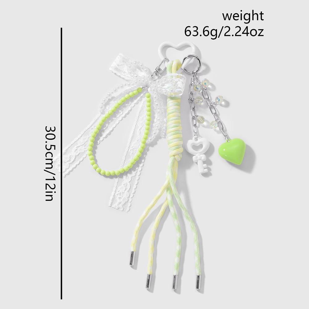 1 Piece Acrylic Heart Bag Charms h5Picture2