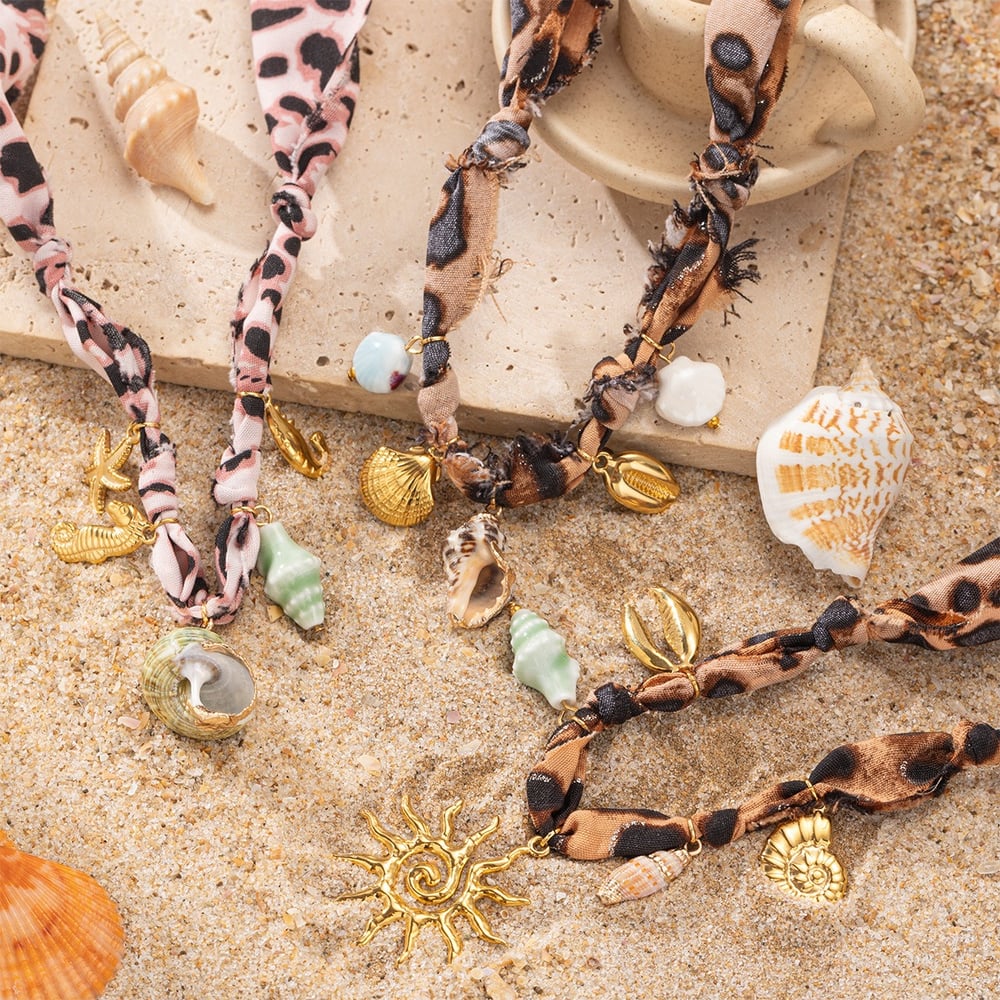 1 Piece Leopard Scarf Pendant Necklaces h5Picture5