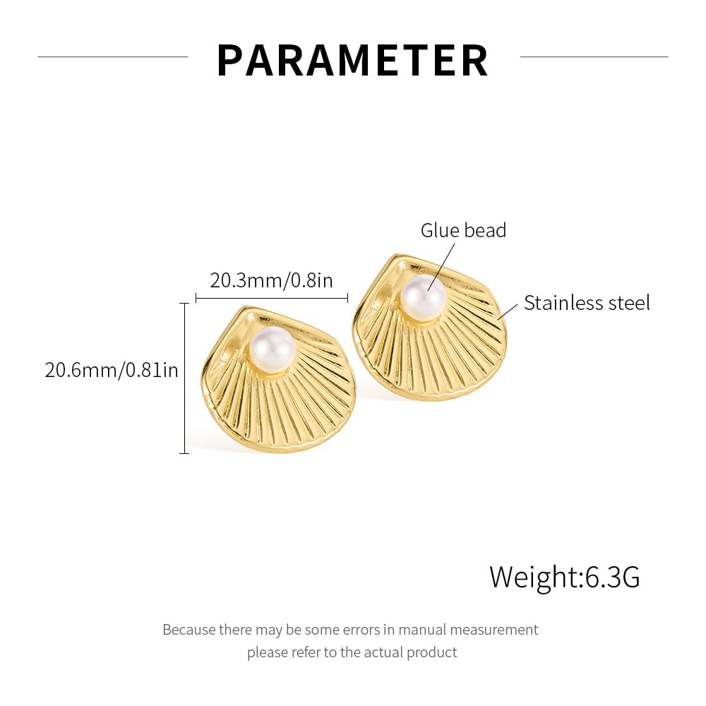 1 Paar Simple Series Daily Turtle Edelstahl Goldfarben Damen Ohrstecker h5Bild6