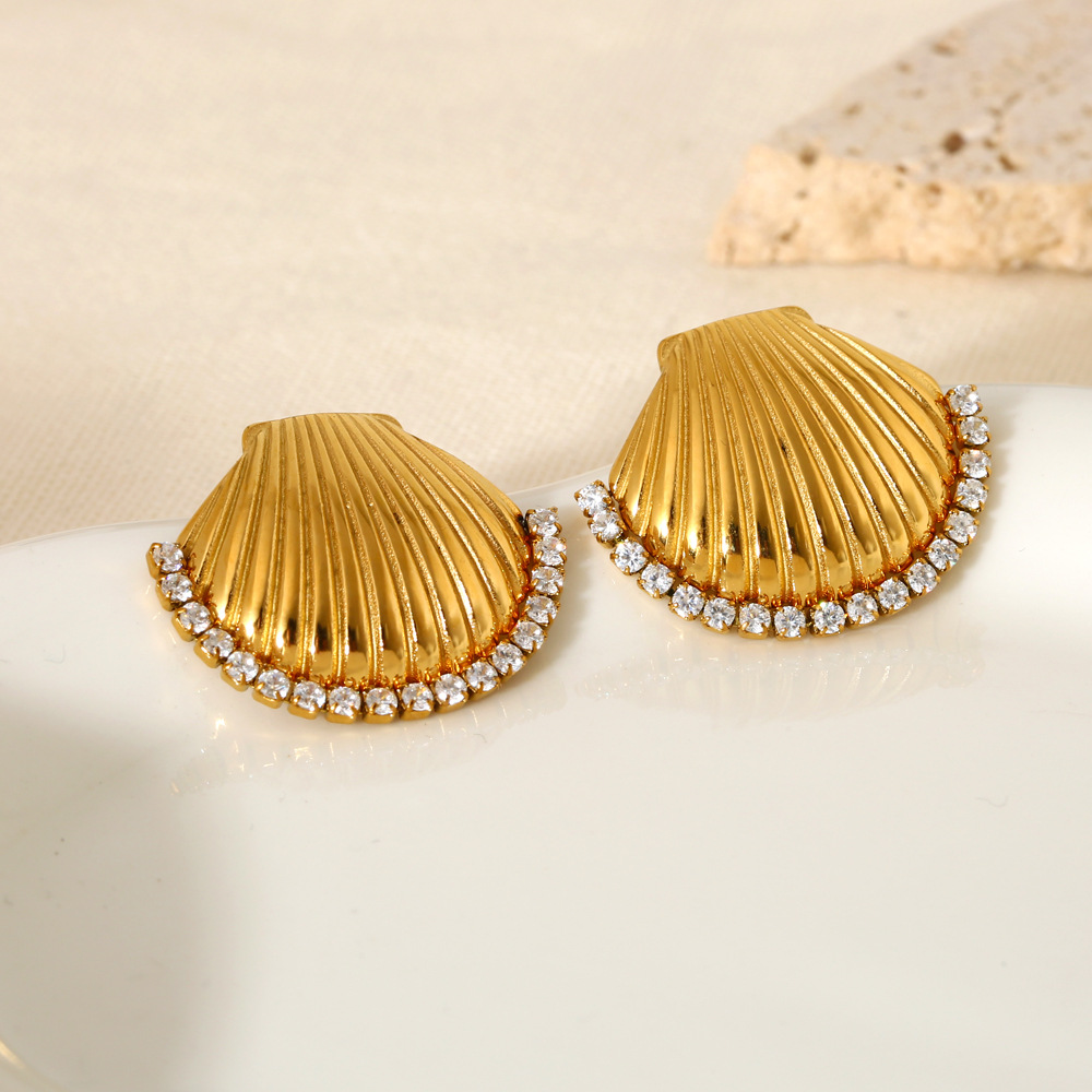 Classic Series Retro Turtle Stainless Steel  Women's Stud Earrings h5Picture2