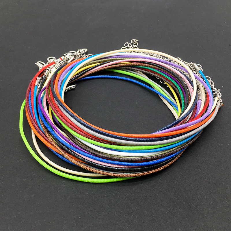 1 Stück DIY Wachsschnur Legierung Schmuckkordeln h5Bild4
