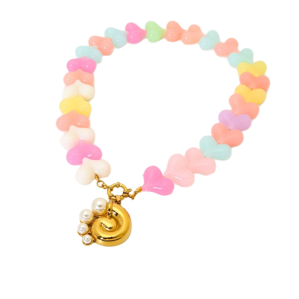 1 Piece Romantic Acrylic Beaded Necklace h5Picture5