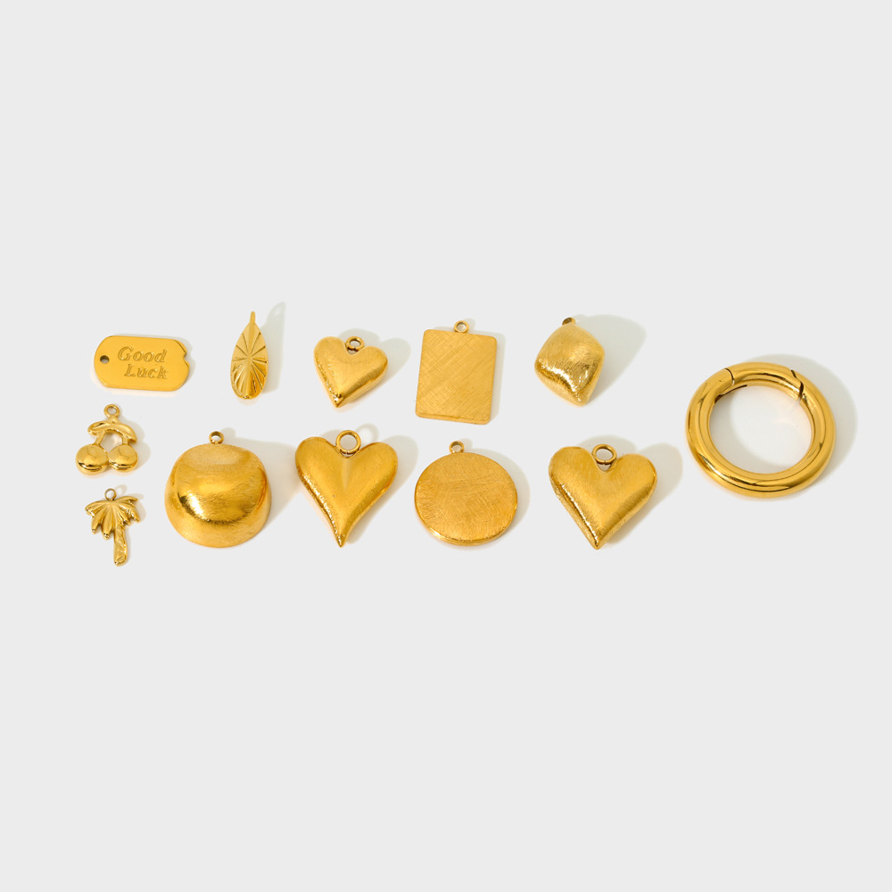 Simple Series Tägliche geometrische Edelstahl-Damenanhänger h5Bild2