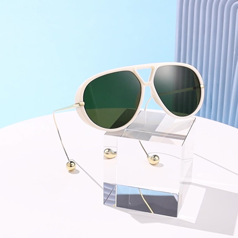 1 Pair Simple Series Punk Solid Color Metal Women's Sunglasses Picture5