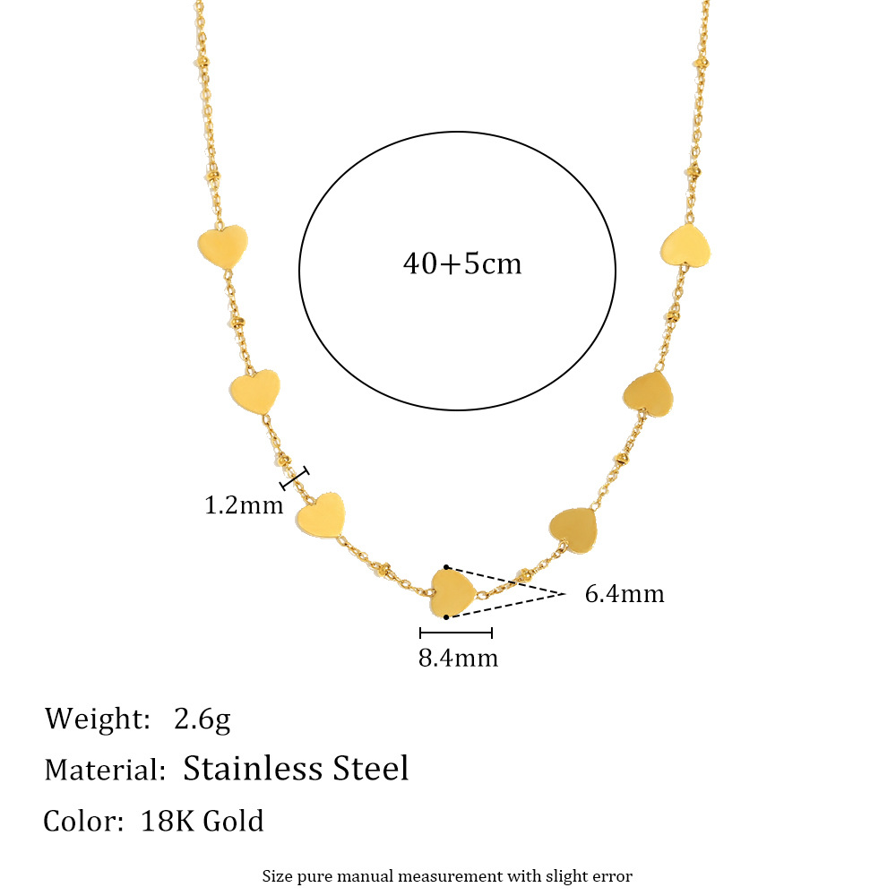 1 paar Simple Series Daily Solid Color roestvrijstalen dameskettingen