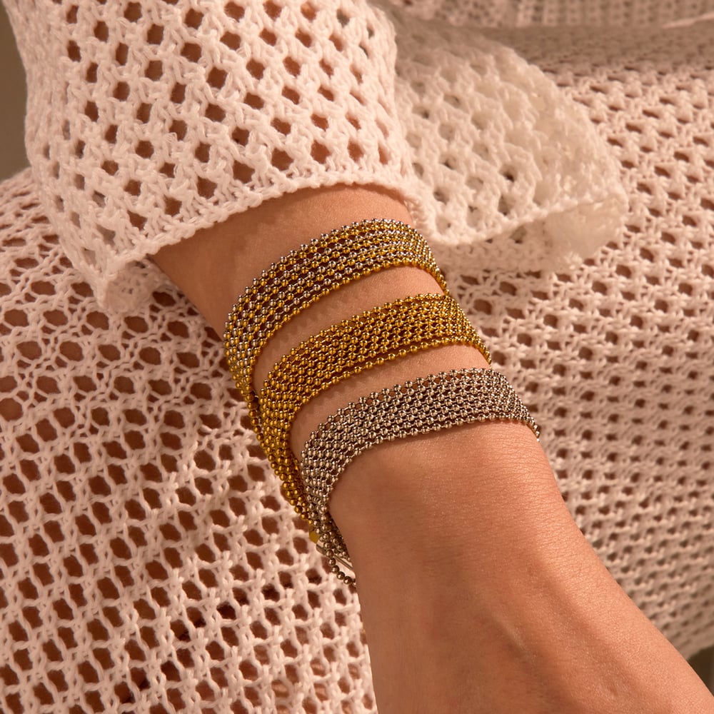 Chain Stainless Steel  Gold Color Women's Chain Bracelets h5Picture2