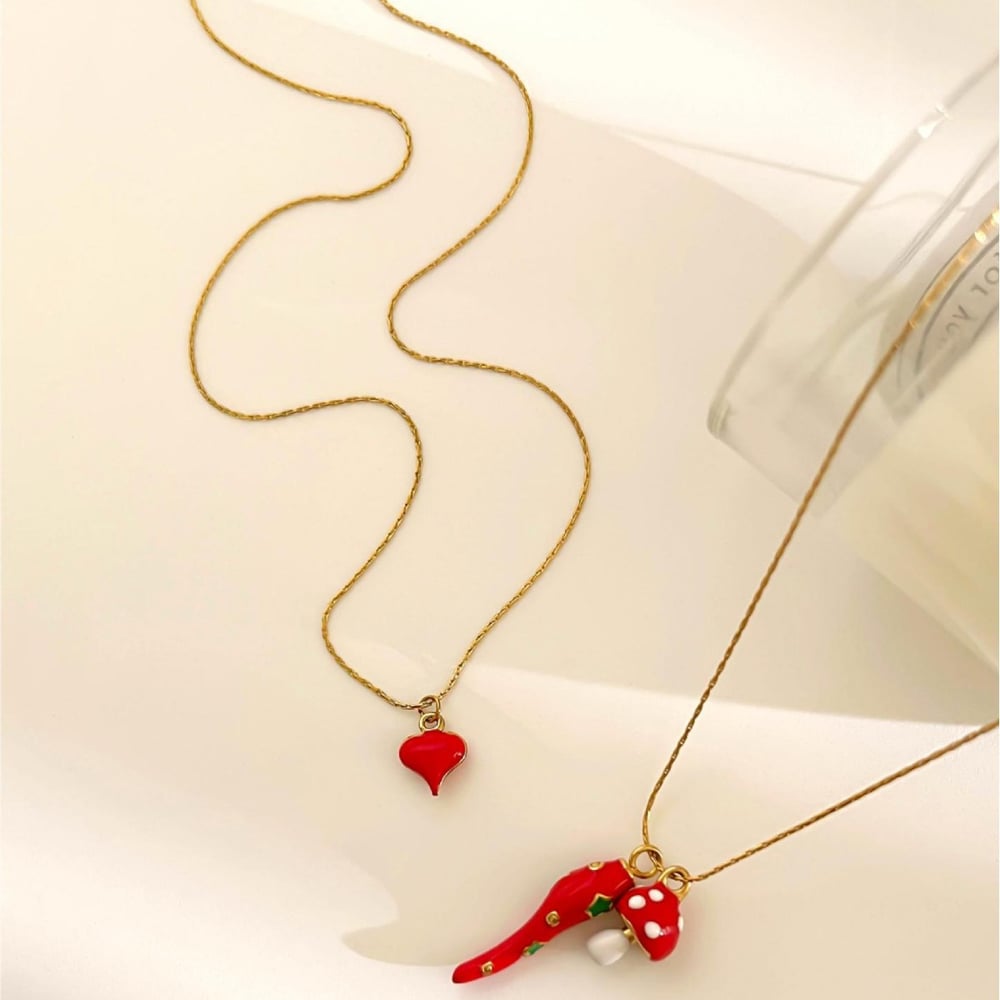 1 Piece Chill Stainless Steel Gold Color Pendant Necklace h5Picture4