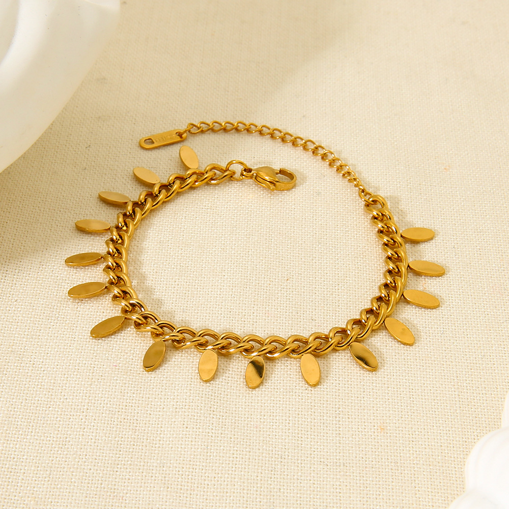 Simple Series Daily Chain Stainless Steel Women's Bracelets h5Picture2