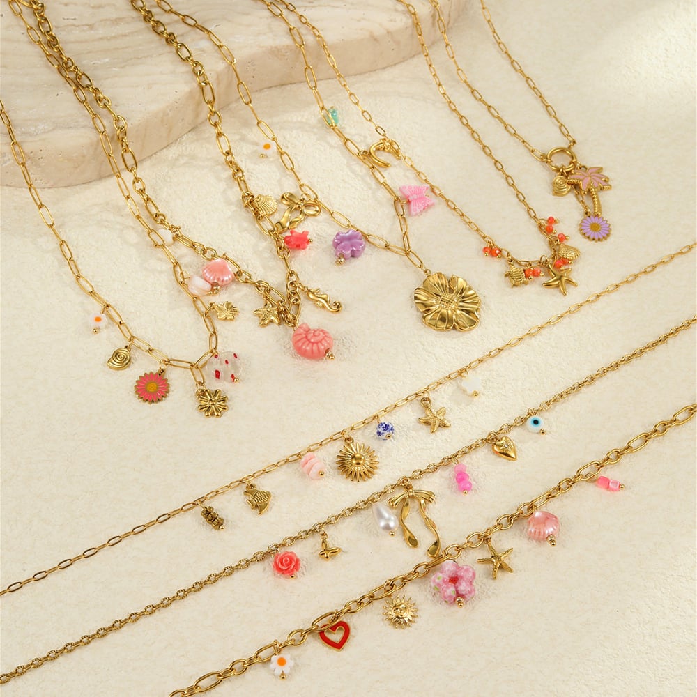 Vacation Turtle Stainless Steel   Gold Color Women's Pendant Necklaces h5Picture2