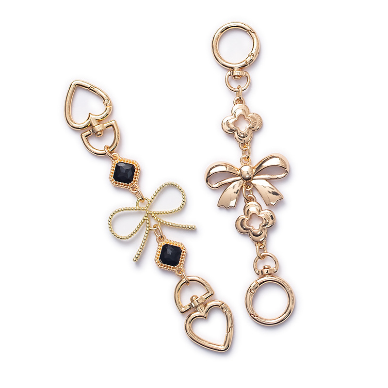 1 Piece Exquisite Series Bowknot Gold Color Aluminum Extension Bag Strap h5Picture6