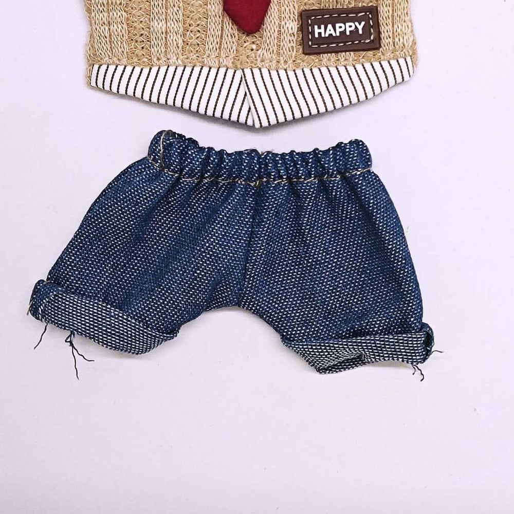 Künstlerisches süßes Kleiderset für Puppen (KEINE Puppe) h5Bild3