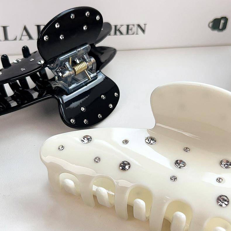 1 Piece Simple Series Classic Solid Color Acrylic Women's Hair Claws h5Picture5