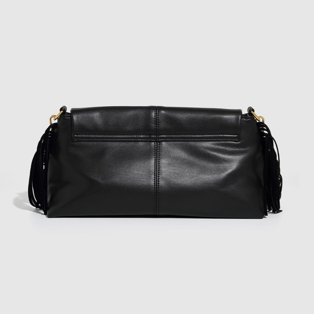 1 Piece Simple Series Elegant Tassel PU Women's Shoulder Bags h5Picture3