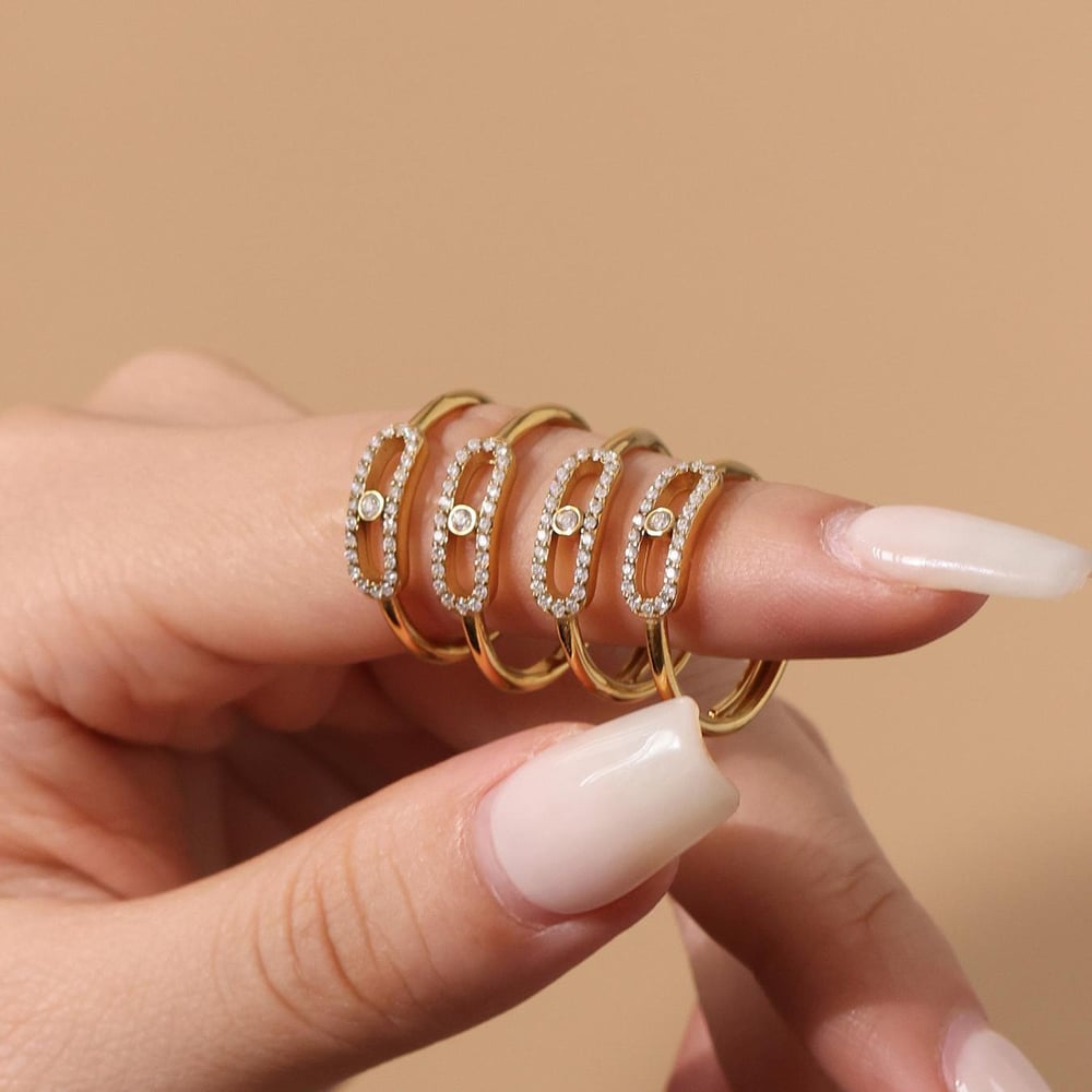 1 Piece Elegant Irregular Shape Stainless Steel Gold Color Women's Necklaces Sets h5Picture7