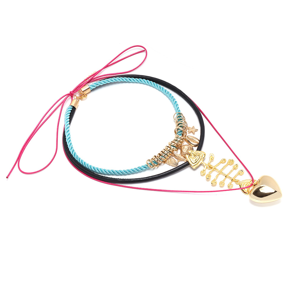 Alloy Fish Necklace Set h5Picture4