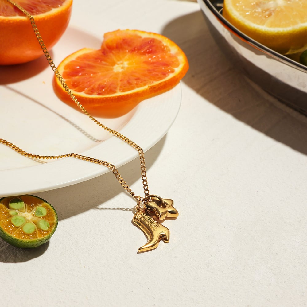 1 Piece Designable Beads Stainless Steel Gold Color Women's Beaded Necklaces h5Picture8