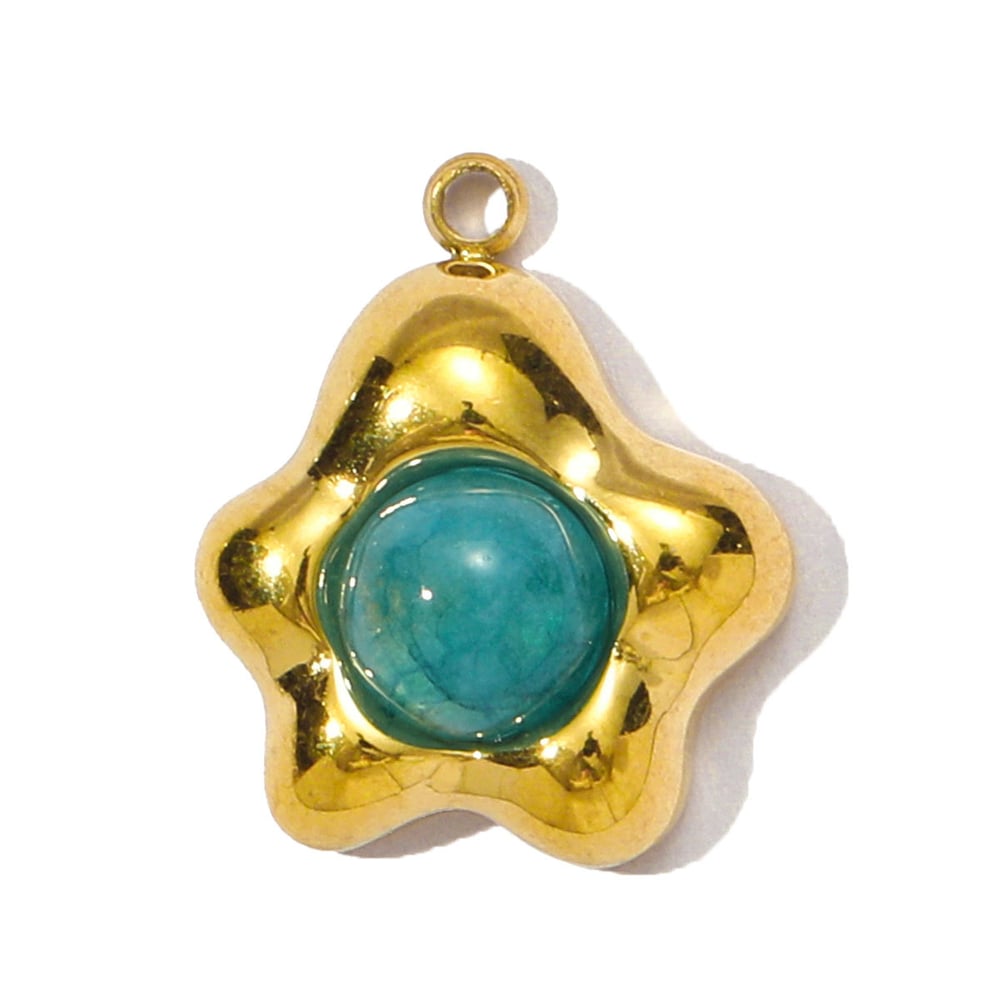 1 Piece Simple Droplet Natural Stones Women's Pendants
