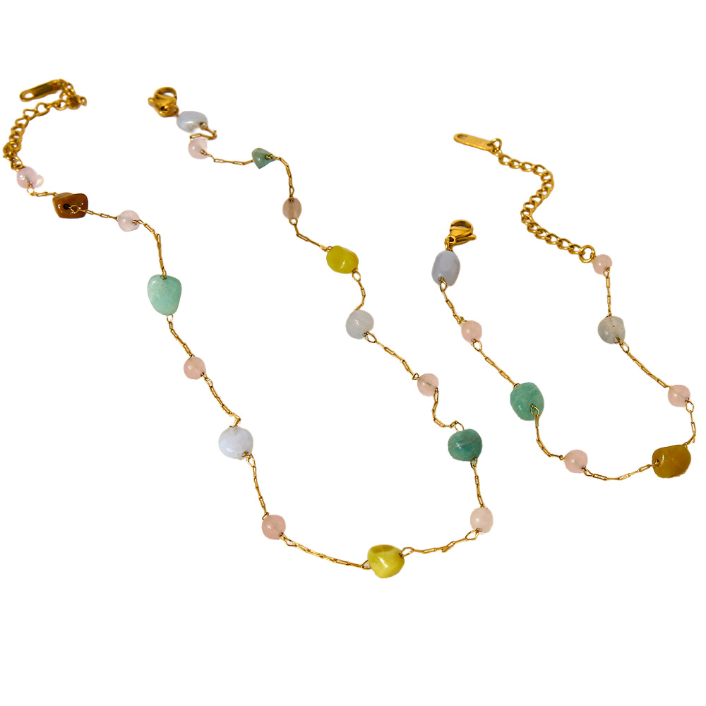 1 Stück Schmucksets aus Edelstahl mit unregelmäßiger Kette h5Bild5