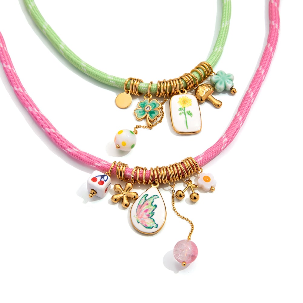 1 Piece Romantic Series Cute Droplet Gold Color Women's Pendant Necklaces Picture7