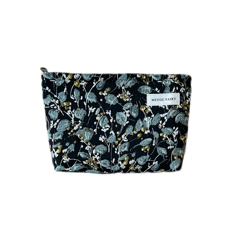 1 Piece Romantic Series Elegant Flower Polyester Women's Makeup Bags 