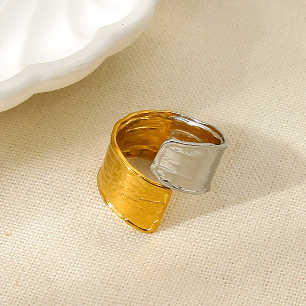 1 Piece Mixed Color Stainless Steel Ring Picture2