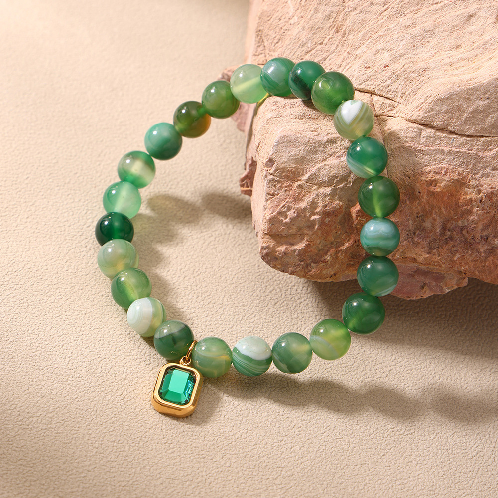 1 Piece Elegant Natural Beads Women's Beaded Bracelets Picture2