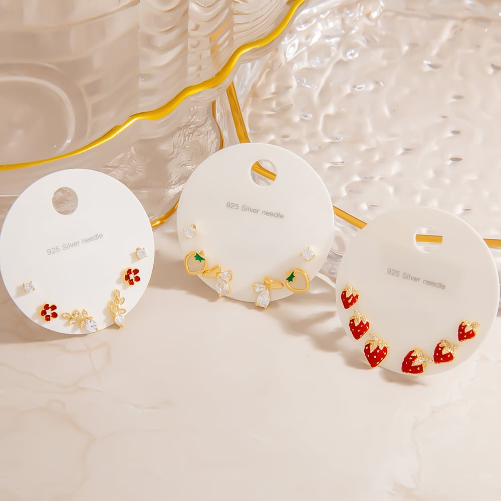 Cute Ocean Series 925 Sterling Women's Stud Earrings h5Picture5