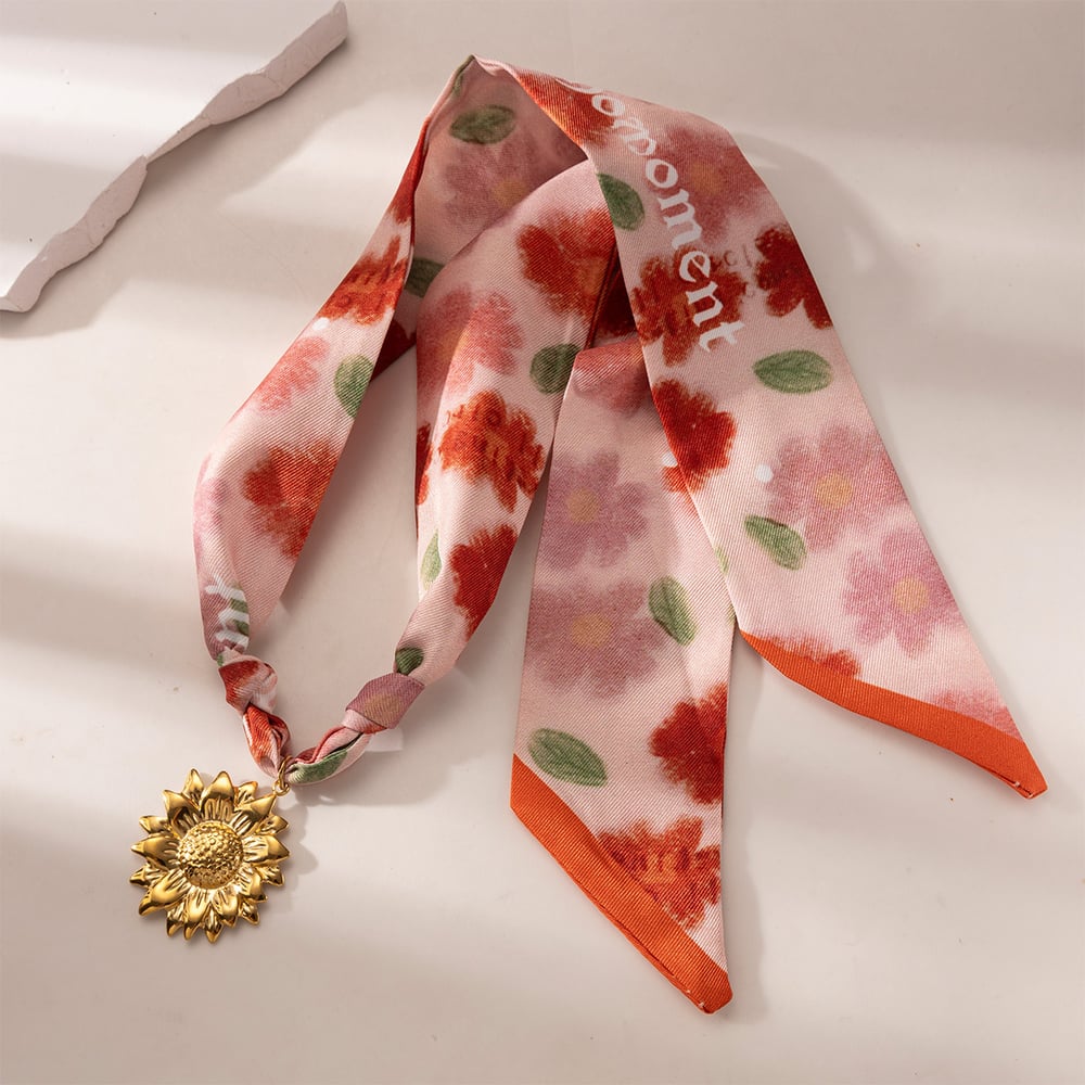 1 Piece Fabric Pendant Necklace Picture4