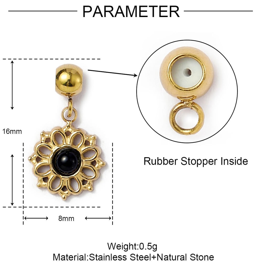 1 Piece Delicate Natural Stones Women's Pendants