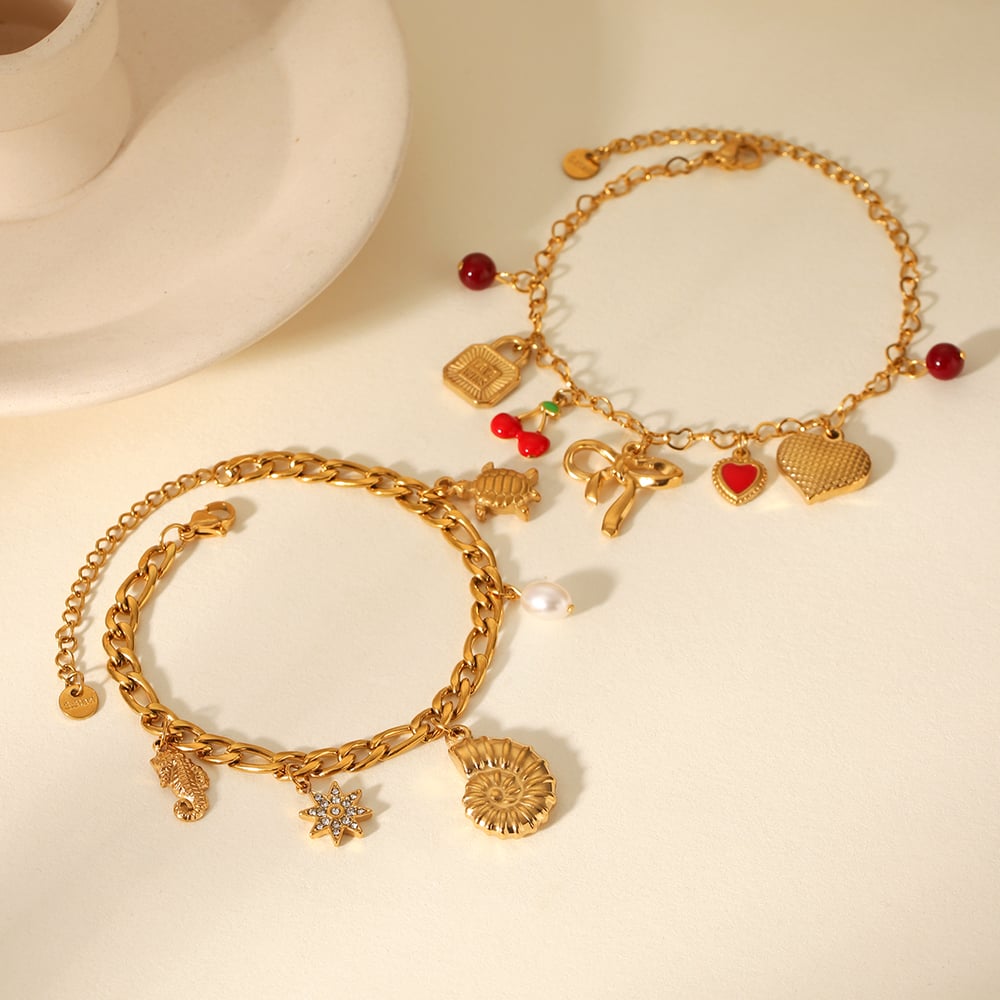 1 Piece Simple Series Daily Bow Knot Stainless Steel Women's Charm Bracelets h5Picture5